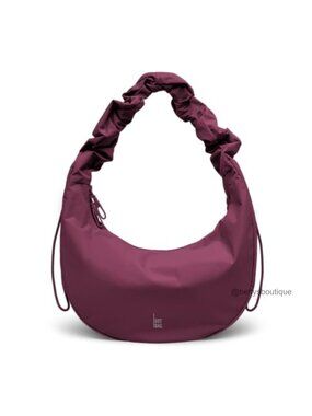 GOT BAG Moon Bag Ruffle Recycled Nylon Shoulder Bag Travel Handbag